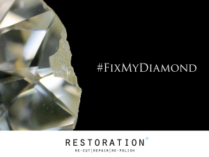 Diamond recut, repair & re-polish.