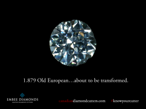 Diamond recut, repair & re-polish.